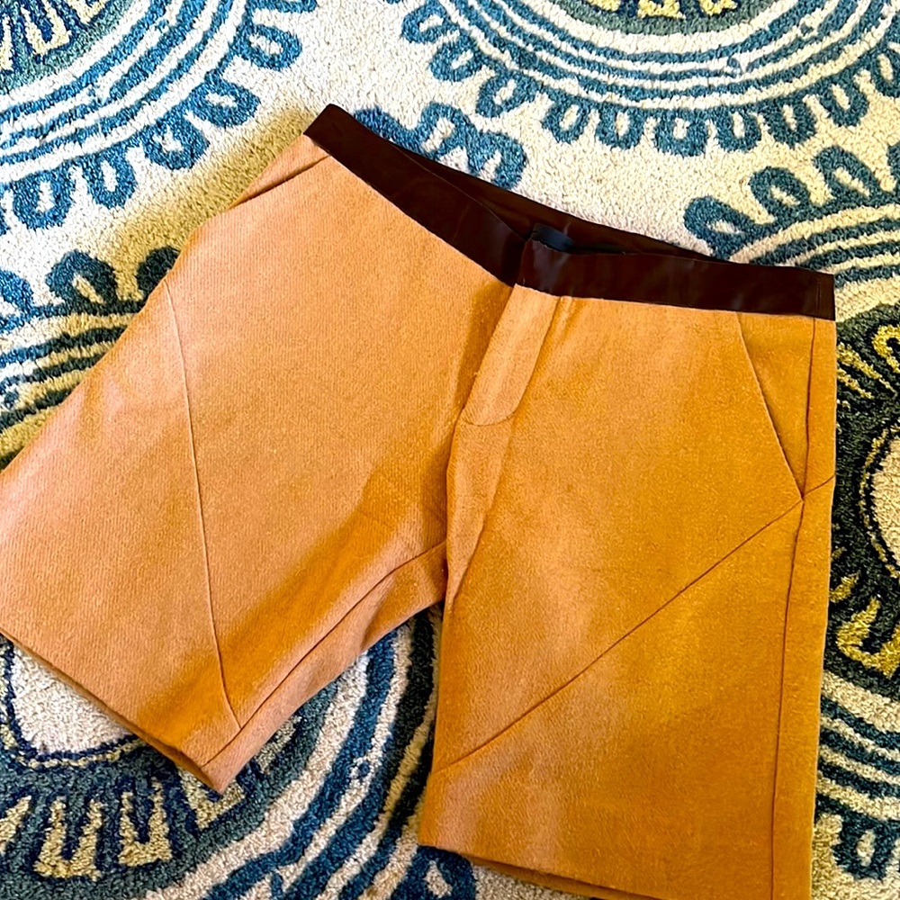Juan Carlos Obando Wool Blend Shorts